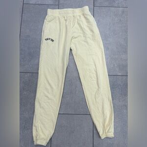 Year of Ours yellow joggers